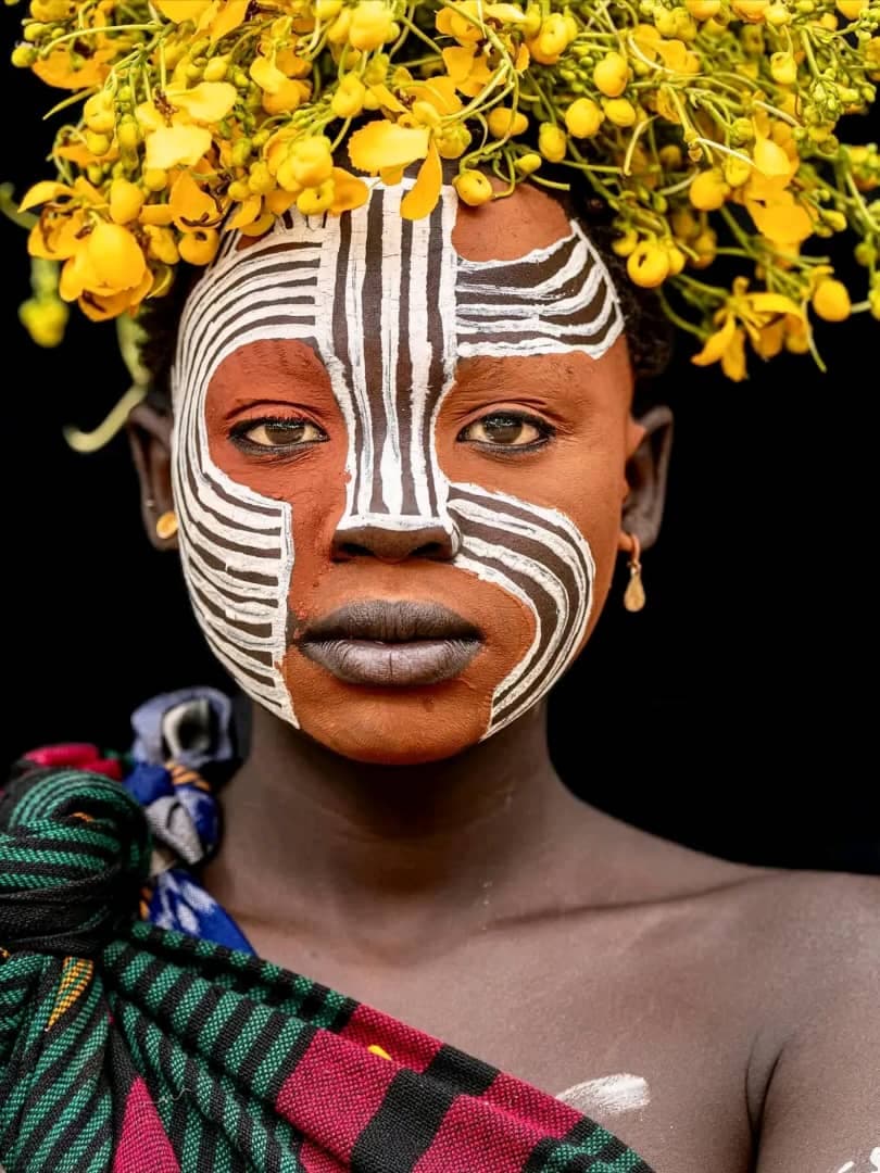 Mursi people in the Omo Valley